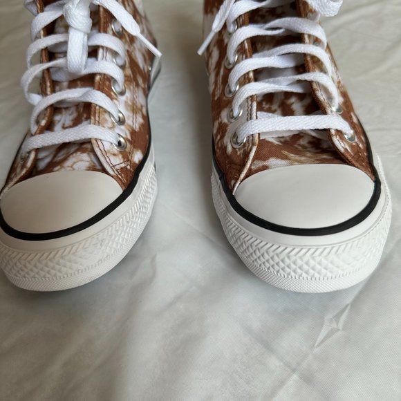 NEW Converse Women Shoes Casual Maple Brown High Top Sneakers - Picture 3 of 10